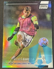 2021-22 Topps Stadium Club UEFA Chrome Nicolo Barella #23 Refractor Milano